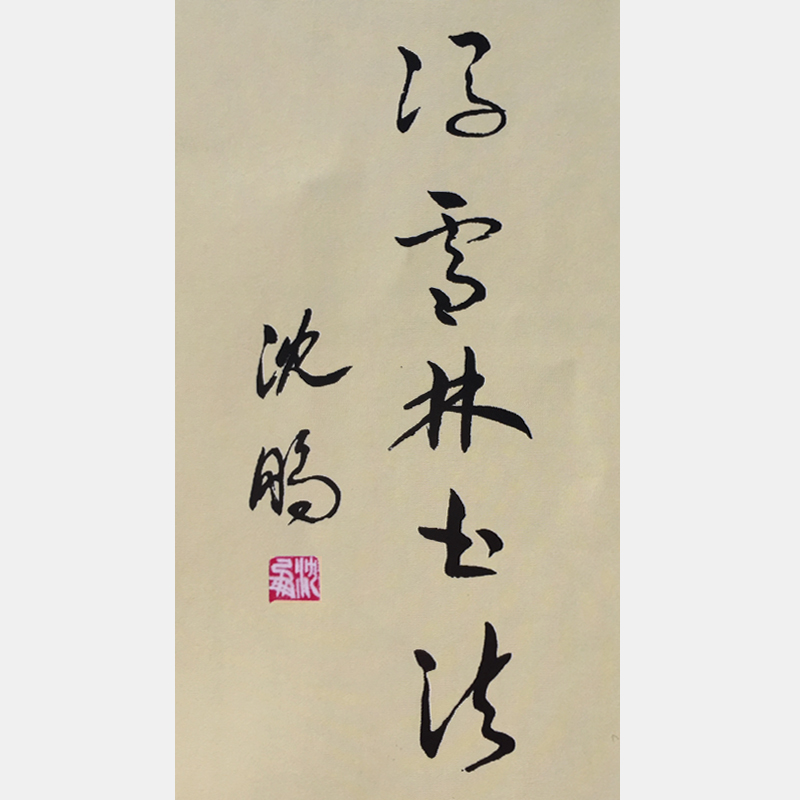 中國書法書法家協(xié)會主席沈鵬為馮雪林題詞
