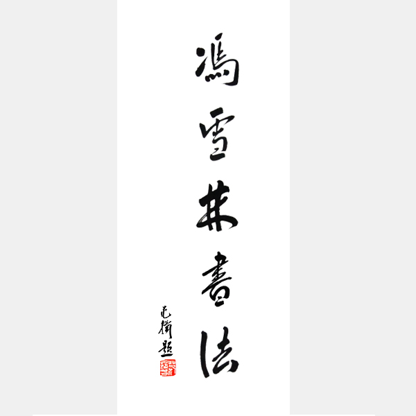 中國國家畫院國畫院副院長、南京書畫院院長范揚為馮雪林先生題詞