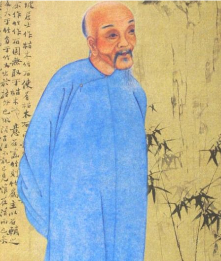 清代鄭板橋畫像