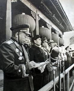 1954年彭德懷元帥主持國慶閱兵