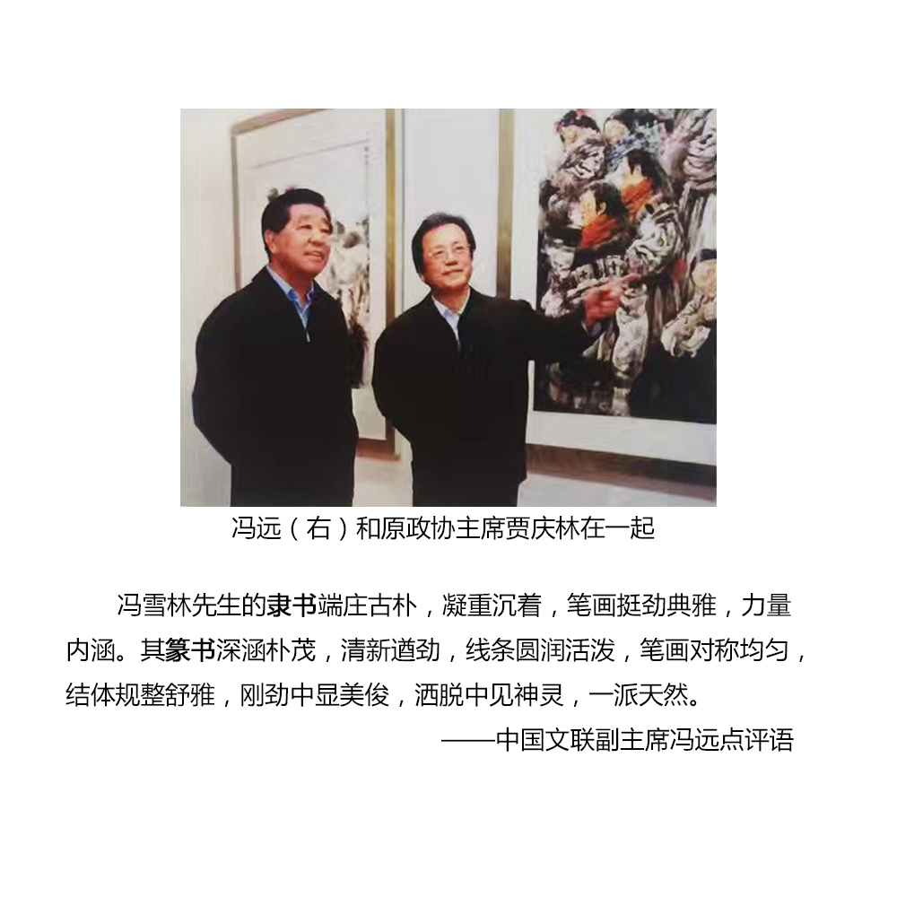 中國(guó)文聯(lián)副主席馮遠(yuǎn)點(diǎn)評(píng)馮雪林書法
