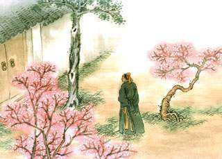 去年今日此門中，人面桃花相映紅