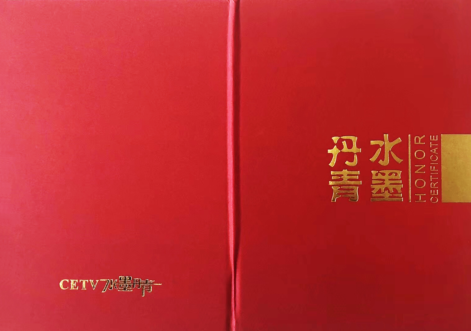 CETV水墨丹青榮譽證書