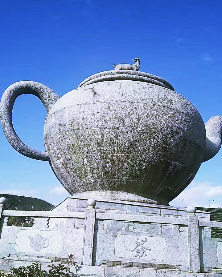大型茶壺藝術雕塑